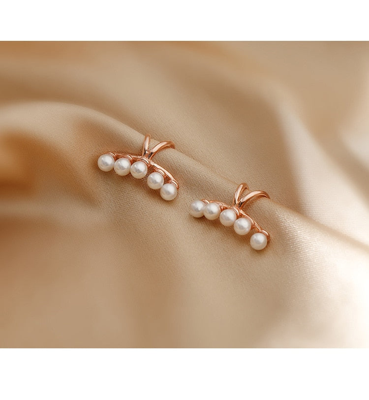 Simple Pearl Ear Clip - csjewellery.net