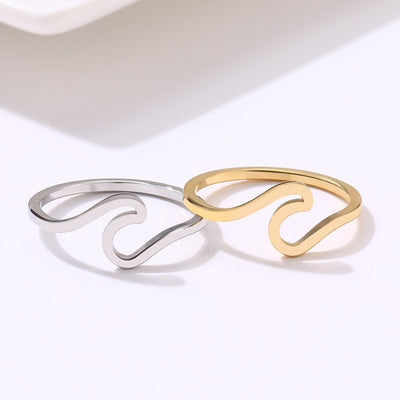 Women Wave Rings - csjewellery.net